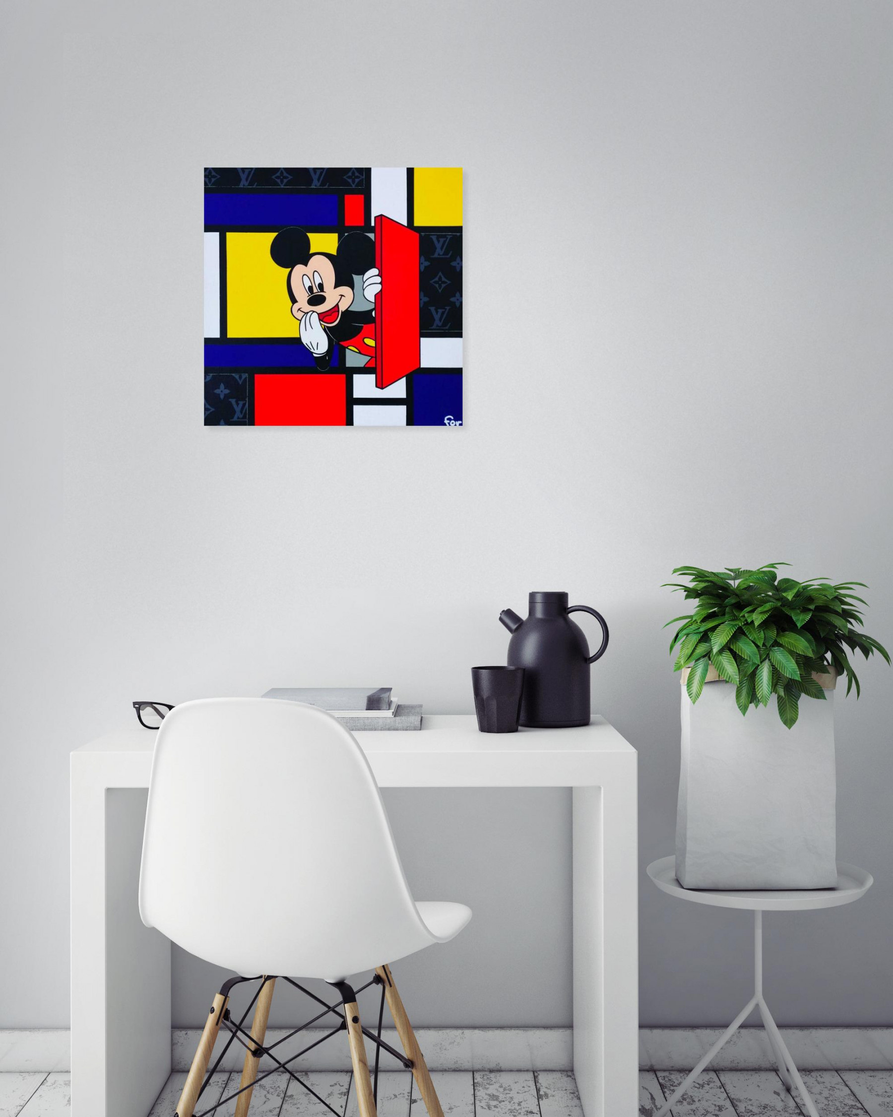 Mickey Mouse Framed Wall Art, Splash of Arts
