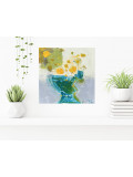 Yvin, Mimosa bunch, Paint - Artalistic online contemporary art buying and selling gallery