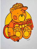 Ewen Gur, Max the Teddybär ♯13, painting - Artalistic online contemporary art buying and selling gallery