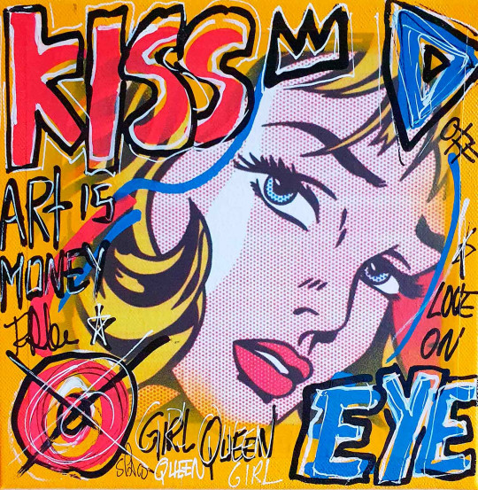 Kiss Eye Lichtenstein