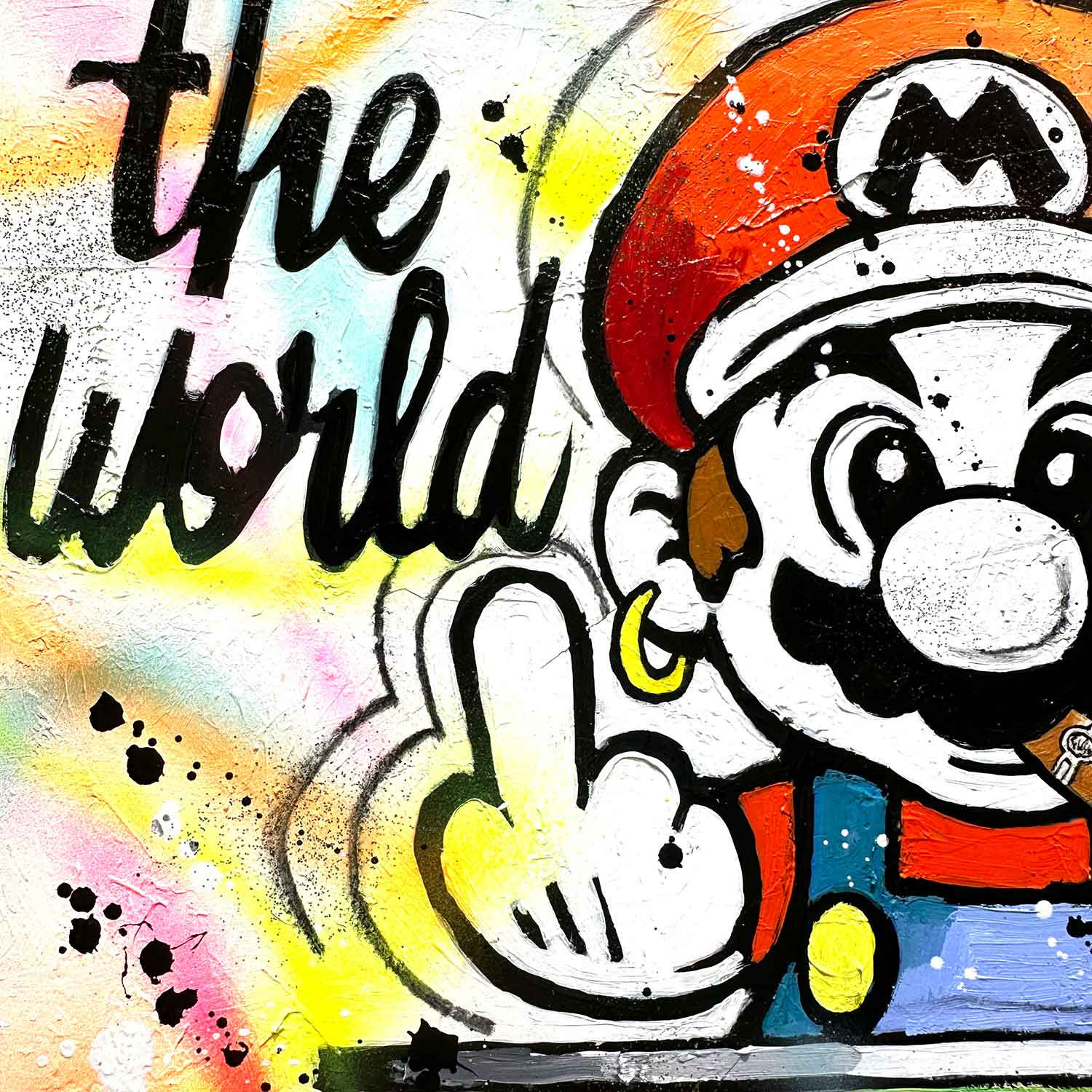 Oeuvre d'art contemporain - Technique mixte - Super Mario Bros - Patrick  Cornée