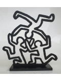 Pyb, 3 acrobates Haring, sculpture - Galerie de vente et d’achat d’art contemporain en ligne Artalistic